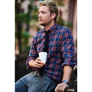 J. CREW - Plaid Button Down Oxford Shirt